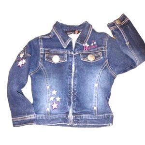 Retro Rocawear Embellished Jean Jacket Little Girl Size 6